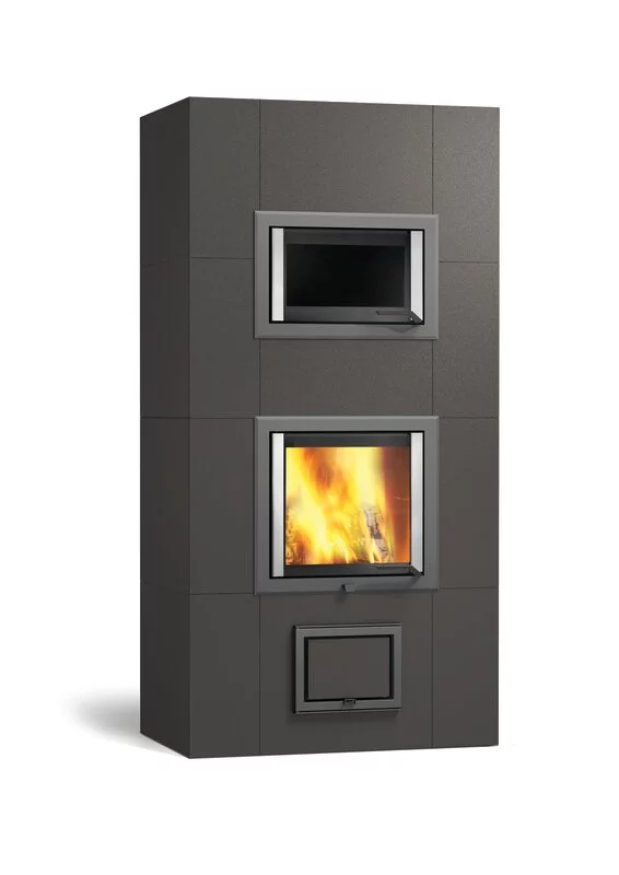 Speksteenkachel Hestia Solo Ceramic Negro