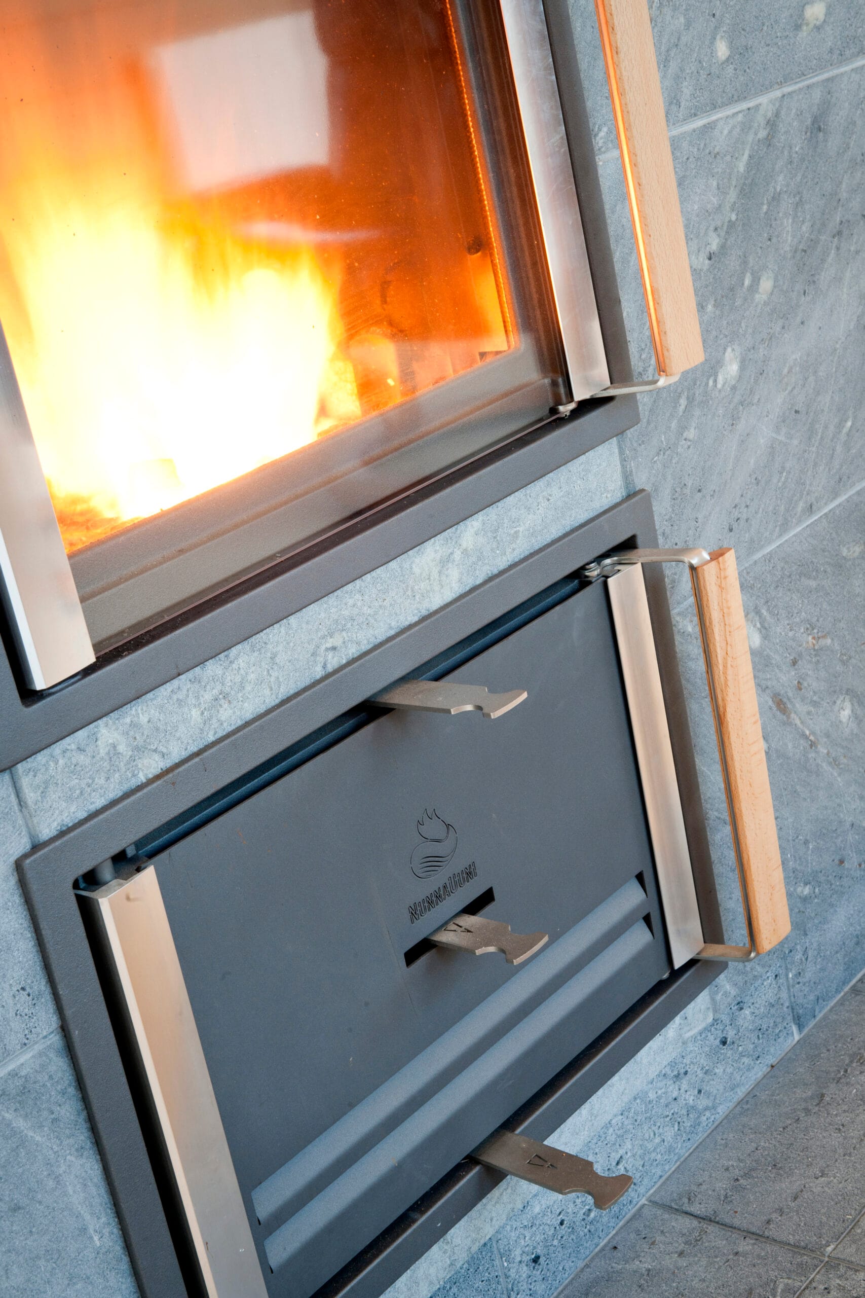 Wonen en Hout speksteenkachel in Ellezelle
